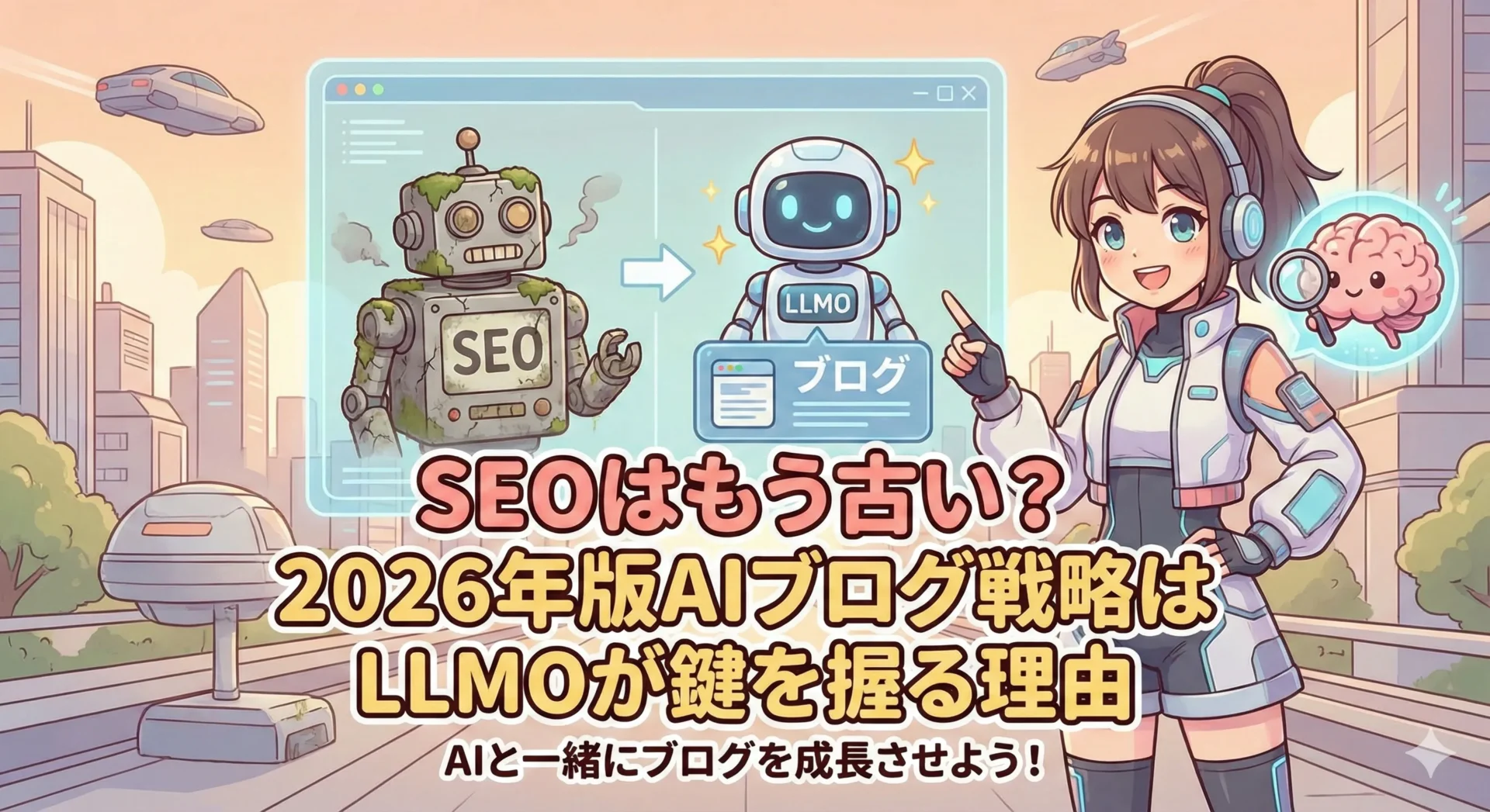 アニメ調イラスト、親近感があり分かりやすい表現