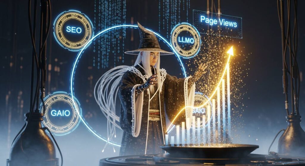 2026年、PVを錬成せよ！AIブログアルケミストで攻略するSEO・LLMO・GAIOの正解