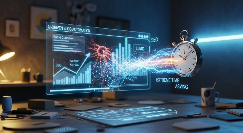 2026年版!AI自動ブログ作成でLLMOを攻略する最強の時短術を公開
