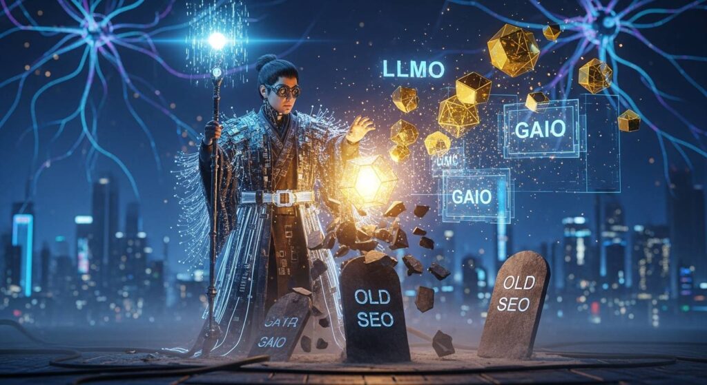 SEO対策はもう古い?AIブログアルケミストで攻略する2026年のLLMO対策とGAIO対策の全貌