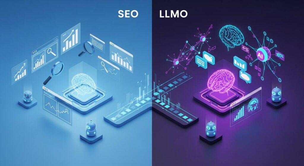 AIブログ運営の正解!2026年版SEOとLLMOの違いを徹底解説