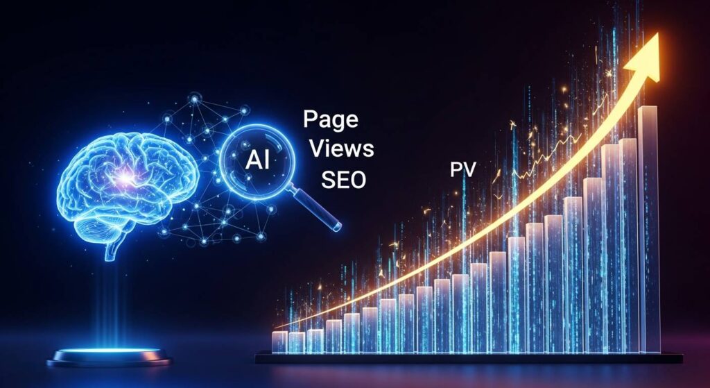 2026年のWeb集客戦略！AIコンテンツ生成×検索エンジン最適化で圧倒的なPVを稼ぐ方法