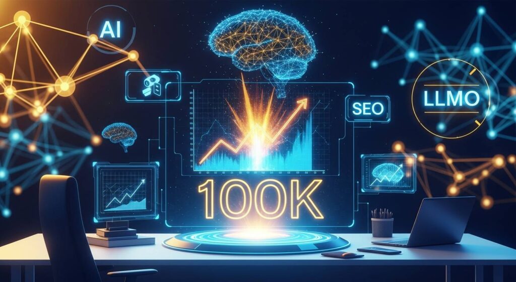 【2026年最新】AIブログで月間10万PVを稼ぐためのSEOとLLMO完全攻略ガイド